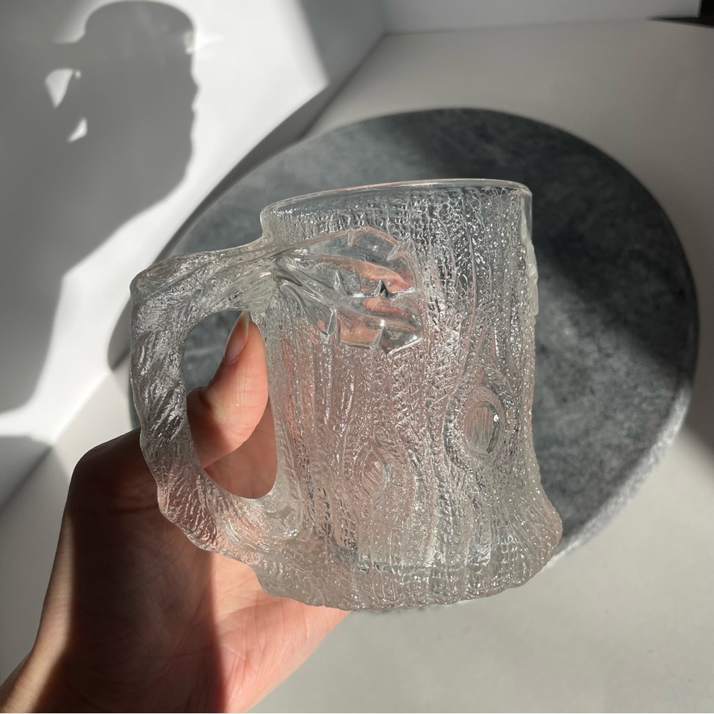 Vintage McDonalds Flintstones Glass Tree Mug Cup - Picture 4 of 9
